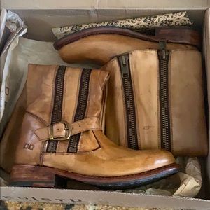 Bed Stu tango motorcycle boot • Windsor Tan Glaze